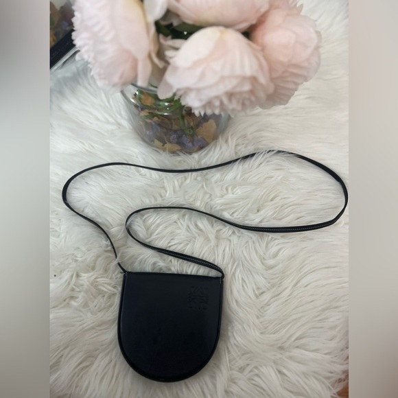 Heel leather mini crossbody bag Loewe Black in Leather - Picture 1 of 11